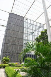 Modern green office building
